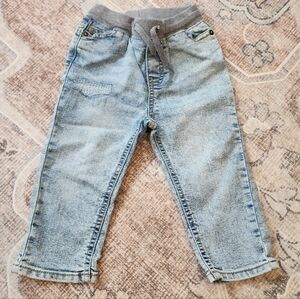 OshKosh B'gosh Light Blue Jeans with Gray Waistband